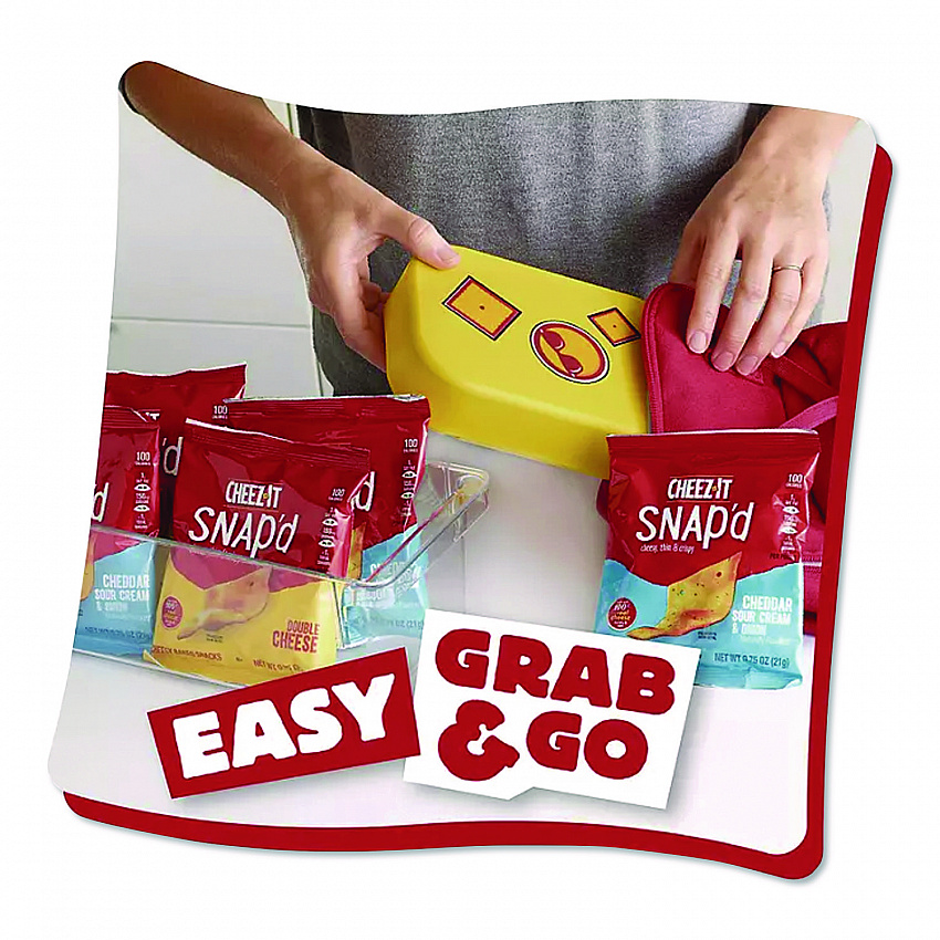 Snap'd Crackers Variety Pack, Cheddar Sour Cream and Onion; Double Cheese, 0.75 oz Bag, 42/Carton (11500)