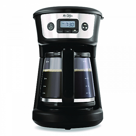 12-Cup Programmable Coffee Maker, Black/Stainless Steel (2176620)