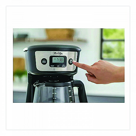 12-Cup Programmable Coffee Maker, Black/Stainless Steel (2176620)