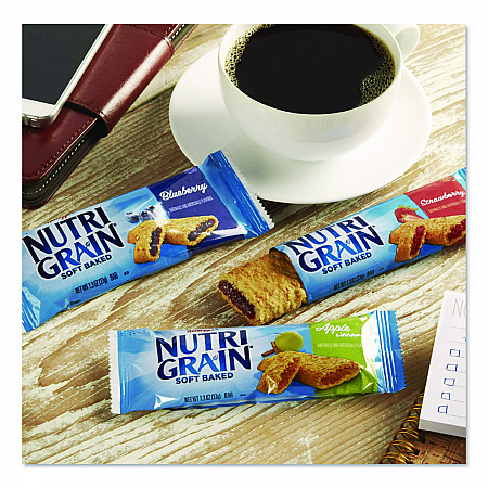 Nutri-Grain Soft Baked Breakfast Bars, Assorted, 1.3 oz Bar, 48/Carton (22000508)