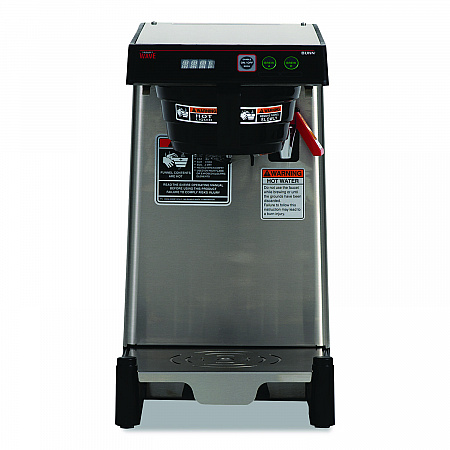 WAVE15-APS Low Profile Automatic Airpot Coffee Brewer, 12-Cup, Gray/Stainless Steel (399000005)