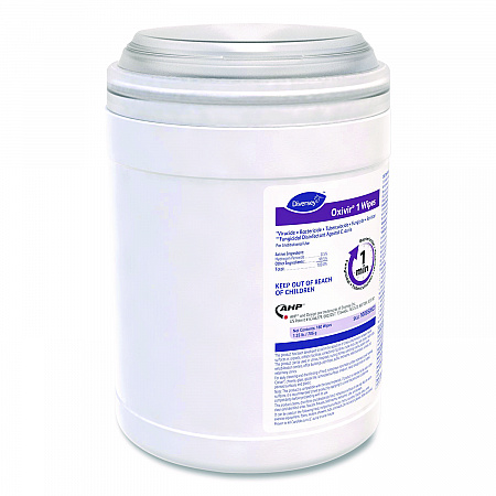 Oxivir 1 Wipes, 1-Ply, 6 x 7, 160/Canister, 12 Canisters/Carton (100850923)