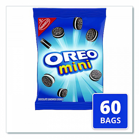 Oreo Minis - Single Serve, 1.75 oz Packets, 60/Carton (NFG00011)