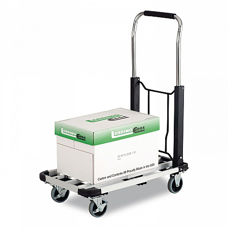 Stow-Away Collapsible Medium Hand Truck, 275 lb Capacity, 19 x 17.75 x 38.75, Aluminum (4062)