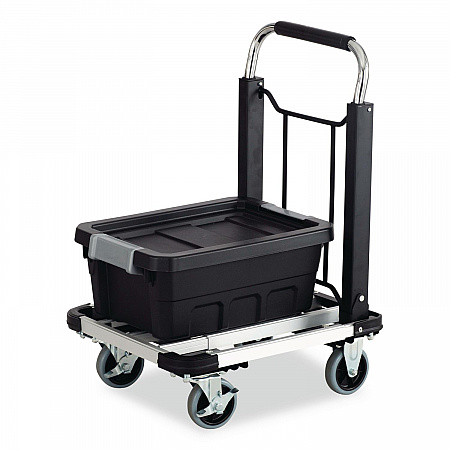 Stow-Away Collapsible Medium Hand Truck, 275 lb Capacity, 19 x 17.75 x 38.75, Aluminum (4062)