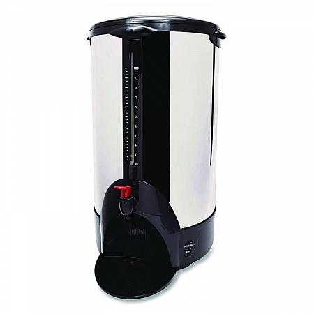 Home/Business 100-Cup Double-Wall Percolating Urn, Stainless Steel (CP100XX)