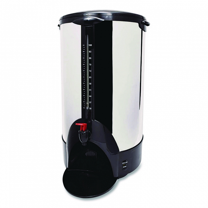 Home/Business 100-Cup Double-Wall Percolating Urn, Stainless Steel (CP100XX)