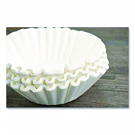 Commercial Coffee Filters, 10 gal Urn Style, Flat Bottom, 25/Cluster, 10 Clusters/Carton (10GAL23X9)