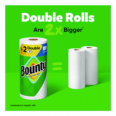 Select-a-Size Kitchen Roll Paper Towels, 2-Ply, 5.9 x 11, White, 103 Sheets/Double Plus Roll, 8 Rolls/Pack (19274)