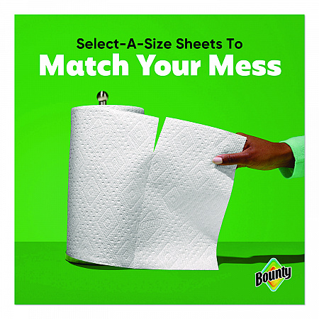 Select-a-Size Kitchen Roll Paper Towels, 2-Ply, 5.9 x 11, White, 103 Sheets/Double Plus Roll, 8 Rolls/Pack (19274)