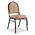 9200 Series Premium Upholstered Stack Chair, Vinyl, Supports 500 lb, 19