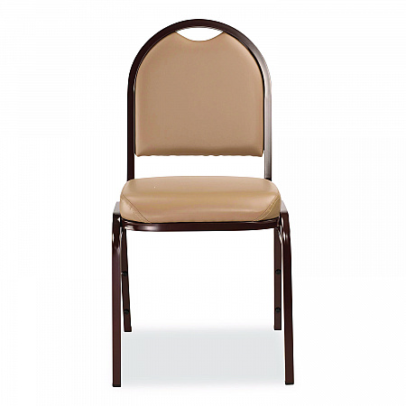 9200 Series Premium Upholstered Stack Chair, Vinyl, Supports 500 lb, 19