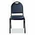 9200 Series Premium Upholstered Stack Chair, Vinyl, Supports 500 lb, 19