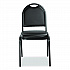 9200 Series Premium Upholstered Stack Chair, Vinyl, Supports Up to 500 lb, 19