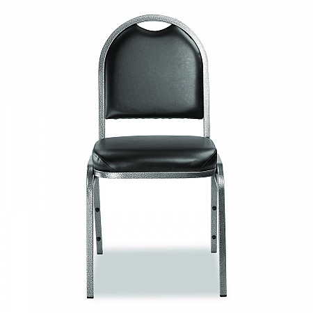 9200 Series Premium Upholstered Stack Chair, Vinyl, Supports Up to 500 lb,19