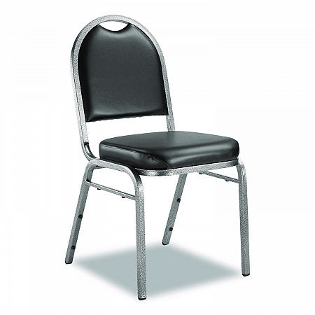 9200 Series Premium Upholstered Stack Chair, Vinyl, Supports Up to 500 lb,19