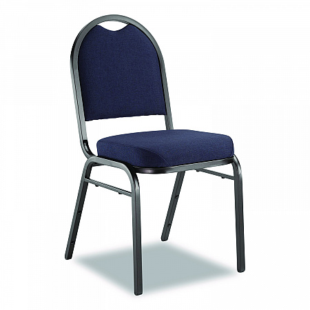 9200 Series Premium Upholstered Stack Chair, Fabric, Supports 500 lbs, 19