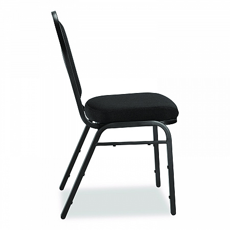 9200 Series Premium Upholstered Stack Chair, Fabric, Supports 500 lb,19