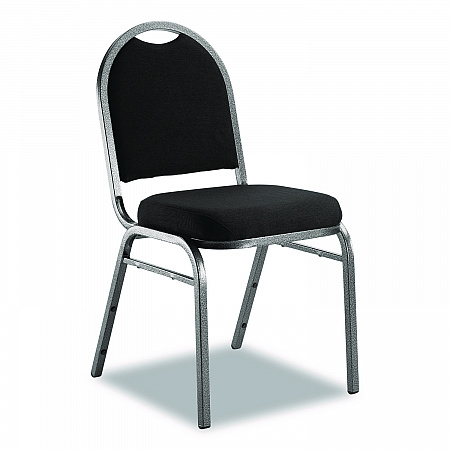 9200 Series Premium Upholstered Stack Chair, Fabric, Supports 500 lb, 19