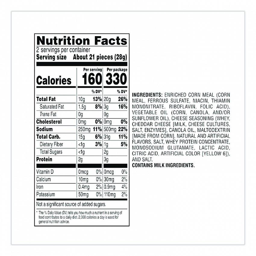 Crunchy Cheese Flavored Snacks, Flamin' Hot, 2 oz Bag, 64/Carton (FRI44368)