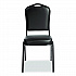 9300 Series Deluxe Upholstered Stack Chair, Vinyl, Supports Up to 500 lb, 19