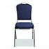 9300 Series Deluxe Upholstered Stack Chair, Fabric, Supports 500 lb, 19