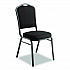 9300 Series Deluxe Upholstered Stack Chair, Fabric, Supports 500 lb, 19