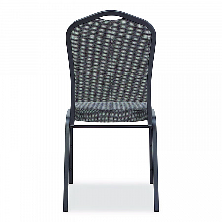 9300 Series Deluxe Upholstered Stack Chair, Fabric, Supports 500 lb,19