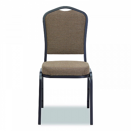 9300 Series Deluxe Upholstered Stack Chair, Fabric, Supports 500 lb, 19