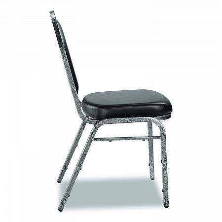 9200 Series Premium Upholstered Stack Chair, Vinyl, Supports Up to 500 lb,19