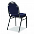 9200 Series Premium Upholstered Stack Chair, Fabric, Supports 500 lb, 19