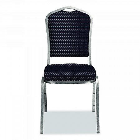 9300 Series Deluxe Upholstered Stack Chair, Fabric, Supports 500 lb, 19
