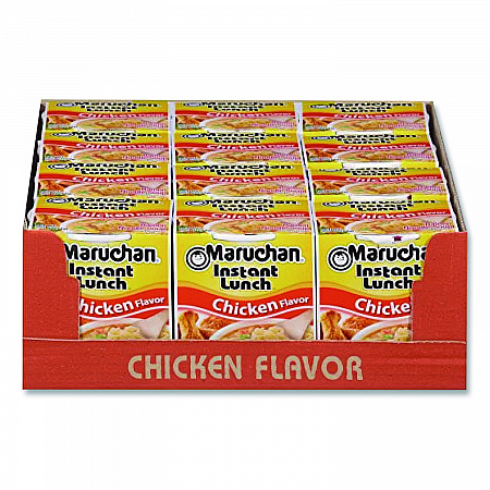 Instant Lunch, Chicken, 2.25 oz Cups, 12/Carton (00121)