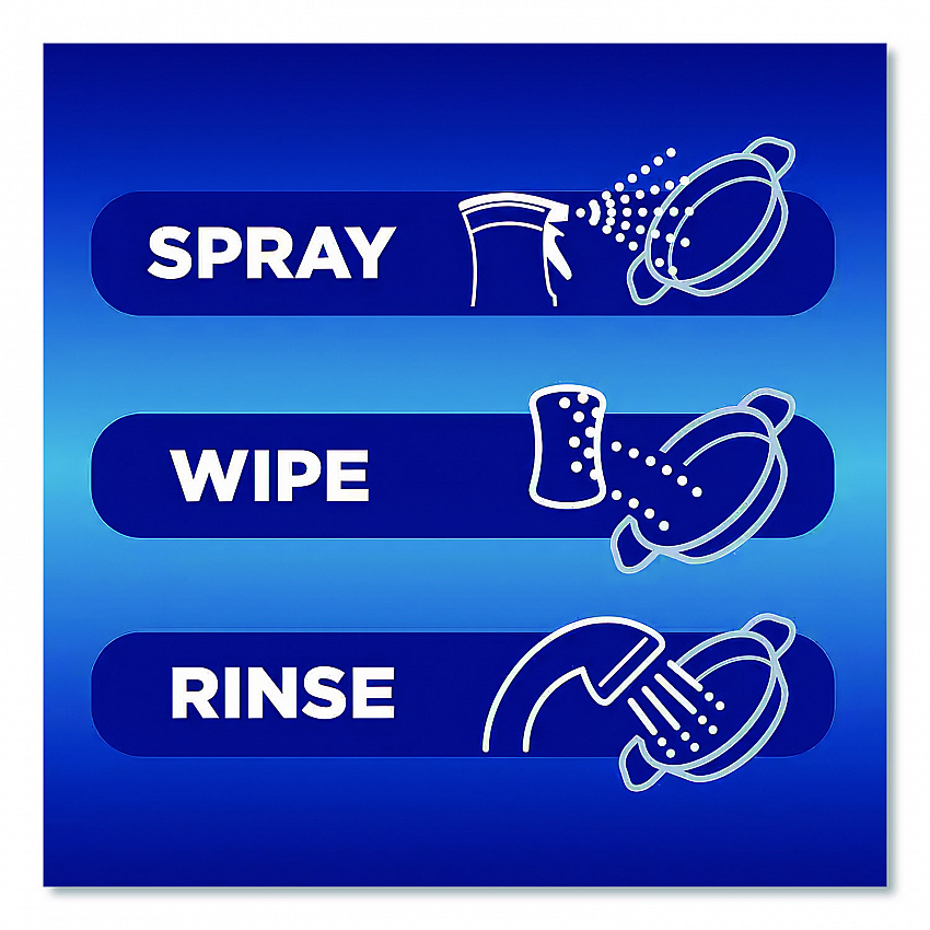 Platinum Powerwash Dish Spray, Fresh Scent, 16 oz Spray Bottle (52364)
