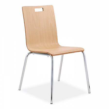 Bushwick Series Bentwood Chair, Supports Up to 500 lb, 18