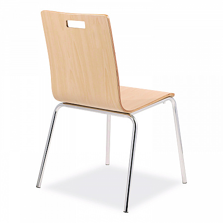 Bushwick Series Bentwood Chair, Supports Up to 500 lb, 18