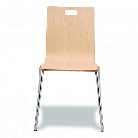 Bushwick Series Bentwood Chair, Supports Up to 500 lb, 18