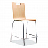 Bushwick Series Bentwood Stool, Counter Height, Supports Up to 500 lb, 24