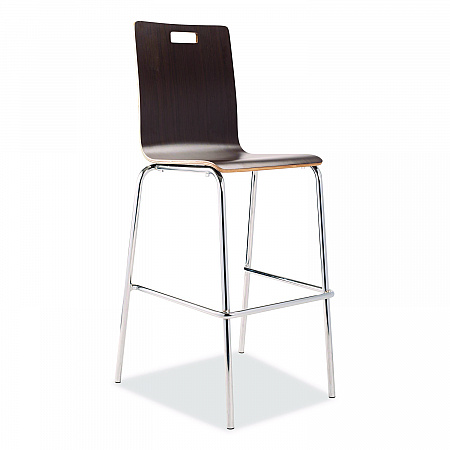 Bushwick Series Bentwood Stool, Supports Up to 500 lb, 30