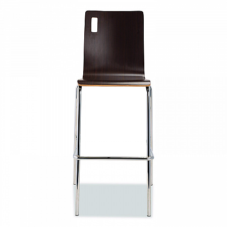 Bushwick Series Bentwood Stool, Supports Up to 500 lb, 30