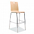 Bushwick Series Bentwood Stool, Supports Up to 500 lb, 30