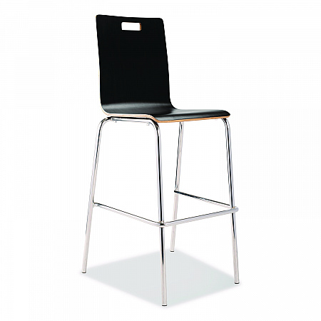 Bushwick Series Bentwood Stool, Supports Up to 500 lb, 30