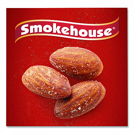 Smokehouse Flavored Almonds, 4 oz Bag, 12 Bags/Box (BLU09918)