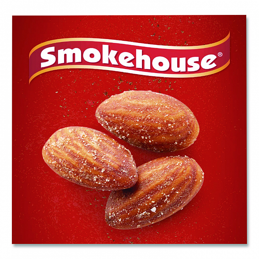 Smokehouse Flavored Almonds, 4 oz Bag, 12 Bags/Box (BLU09918)