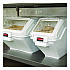 ProSave Shelf Ingredient Bins, 5.4 gal, 11.5 x 23.5 x 16.88, White, Plastic (9G57WHI)
