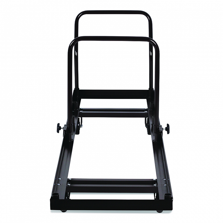 Folding Chair Dolly For Vertical Storage, Metal, 1,100 lb Capacity, 19.25" x 81" x 38.5", Brown (DY35)
