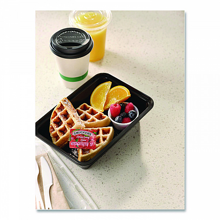 Jelly/Jam Plastic Portion Control Cups, Strawberry, 0.5 oz Cup, 200/Carton (00767)