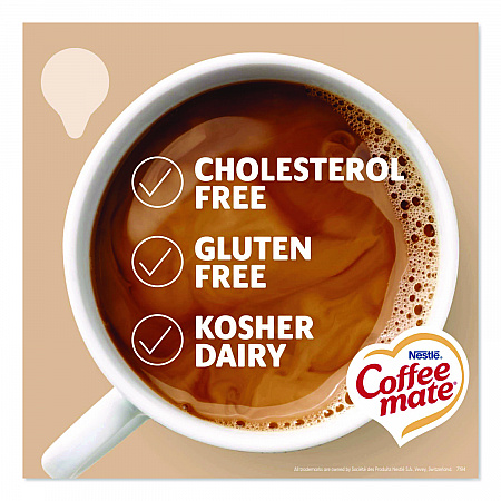Liquid Coffee Creamer, Original, 0.38 oz Mini Cups, 50/Box, 4 Boxes/Carton (35110CT)