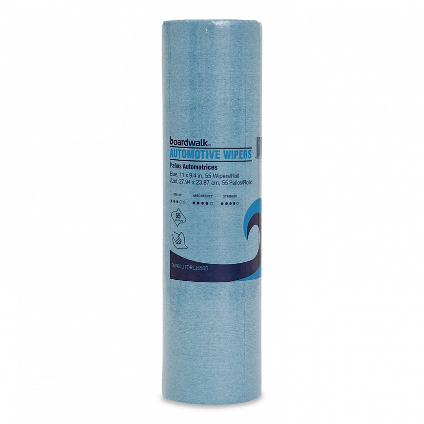 Automotive Shop Towel Rolls, 9.4 x 11, Blue, 55/Roll, 30 Rolls/Carton (AUTORL1650B)