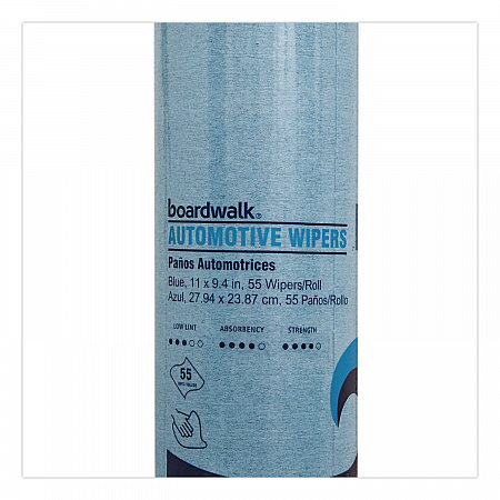 Automotive Shop Towel Rolls, 9.4 x 11, Blue, 55/Roll, 30 Rolls/Carton (AUTORL1650B)